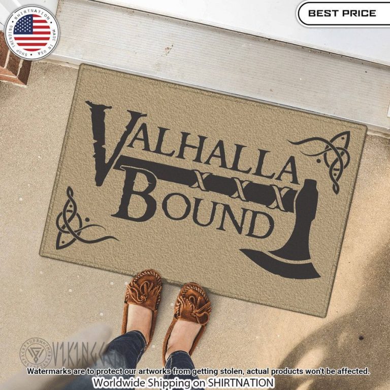 Valhalla Bound Viking Doormat Eye soothing picture dear