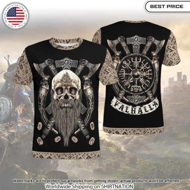 Viking Beard Valhalla Shirt Heroine