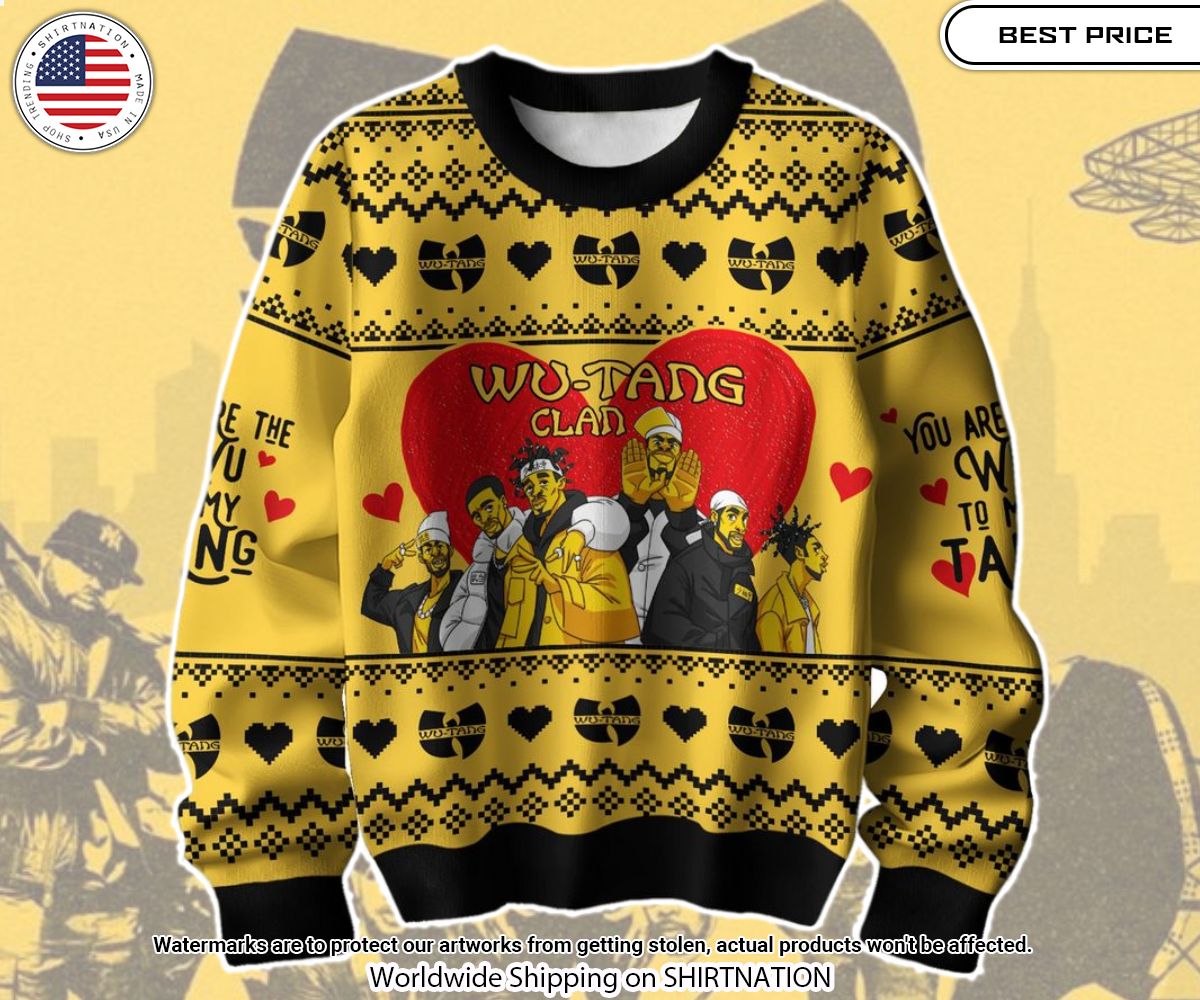 Wu Tang Clan Sweater Lovely smile