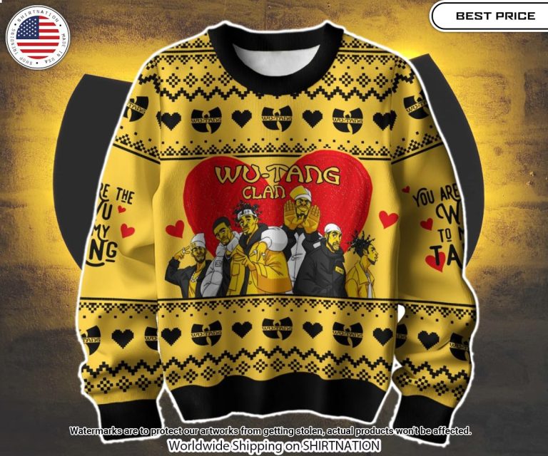 Wu Tang Clan Sweater Oh my God you have put on so much!