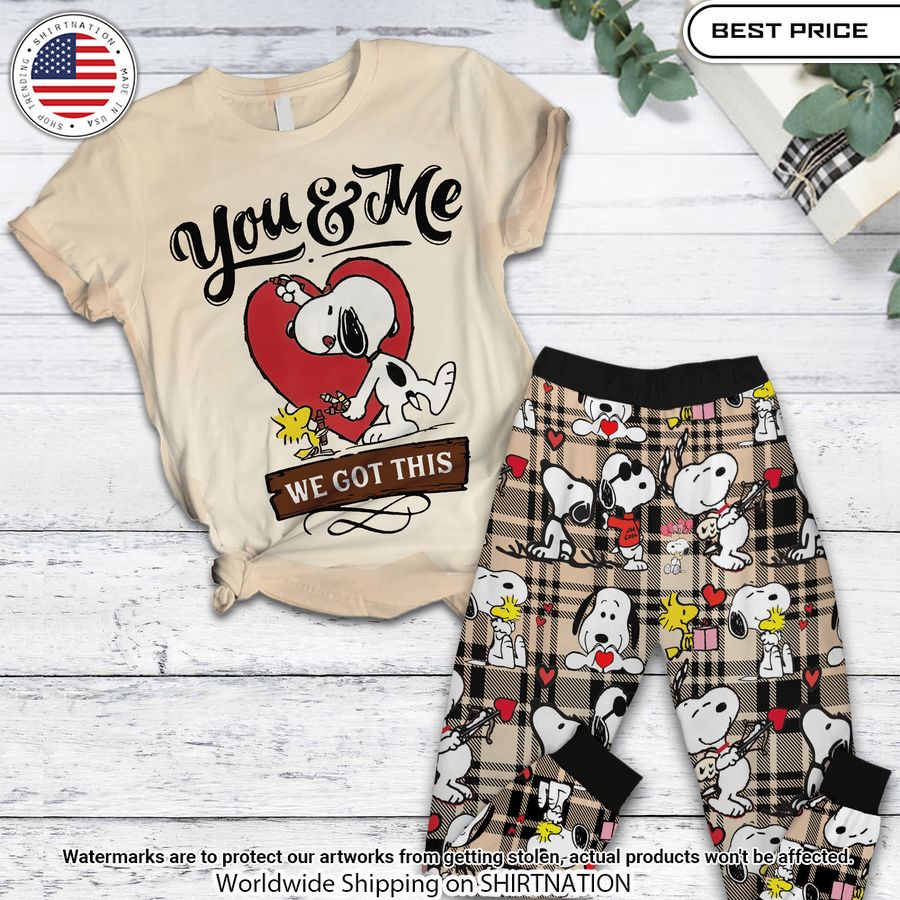 You and Me We Got This Snoopy Pajamas Set How did you learn to click so well