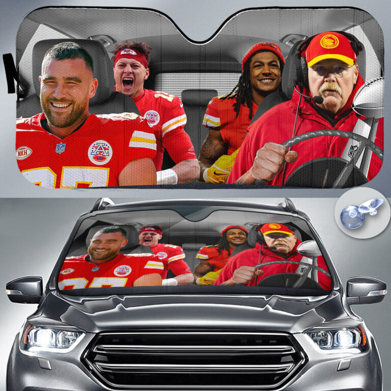 Kansas City Chiefs Super Bowl LVIII Champions Car SunShade