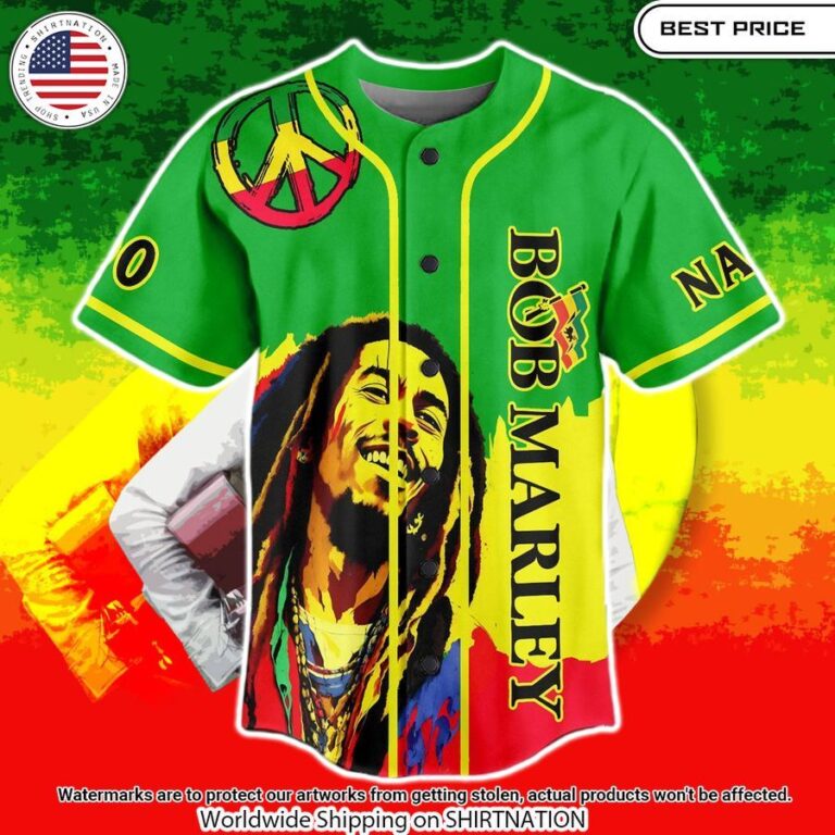 Bob Marley It's not a culture it's a reality Baseball Jersey Stunning