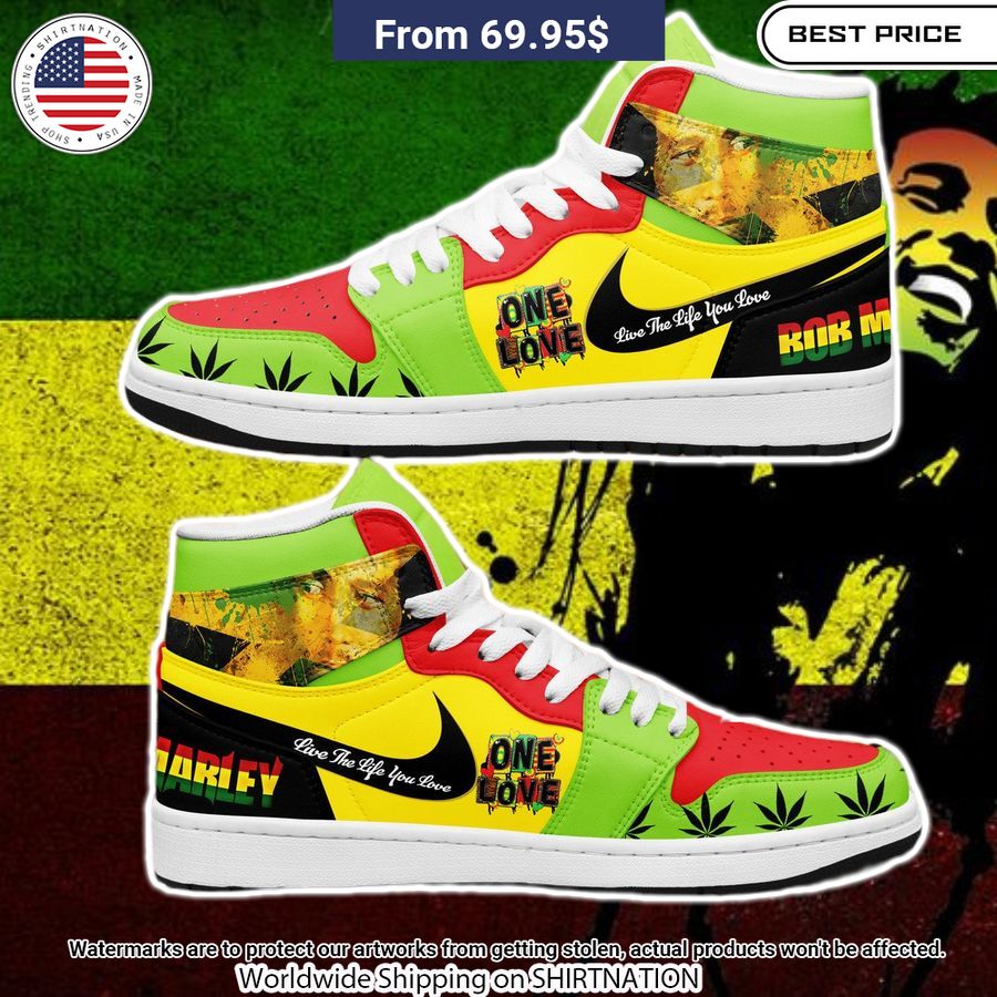 Bob Marley One Love Air Jordan 1 Elegant and sober Pic