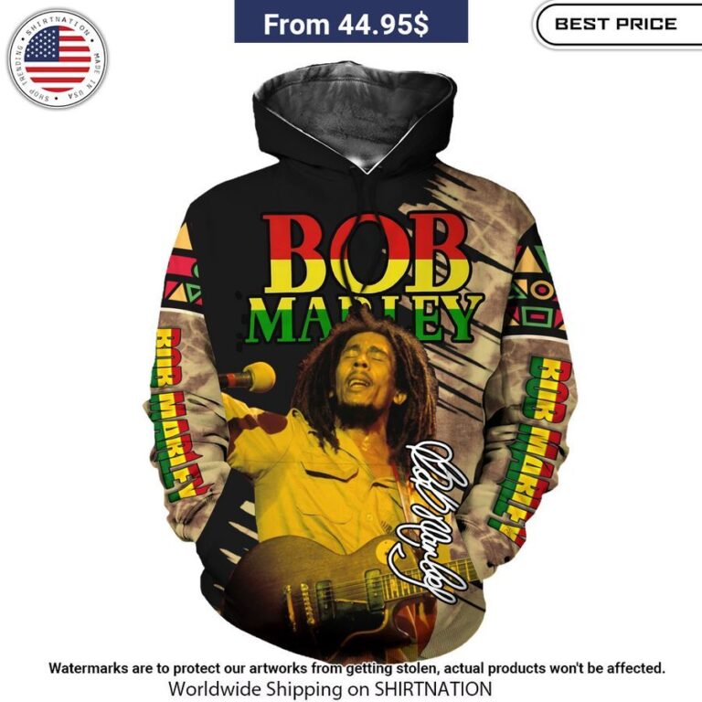 Bob Marley Signature Hoodie Heroine