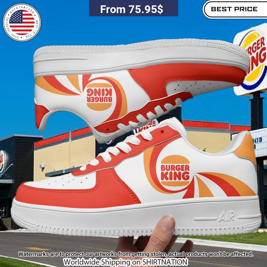 Burger King NIKE Air Force 1 Cutting dash