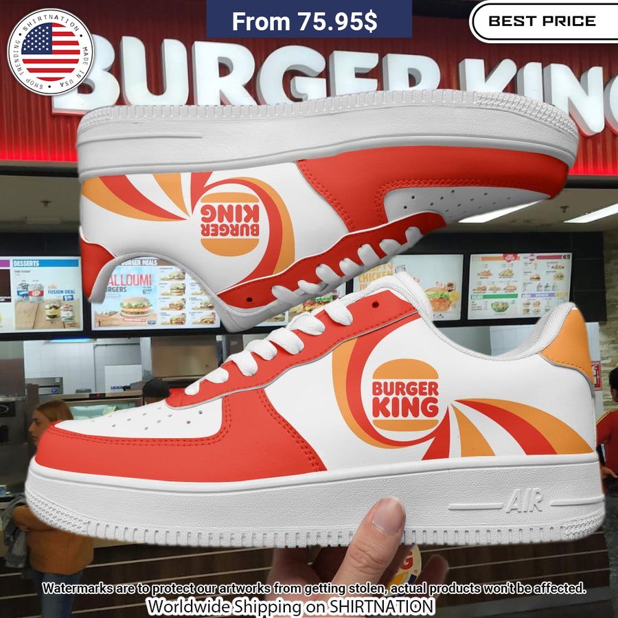Burger King NIKE Air Force 1 Such a charming picture.
