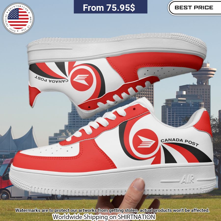 Canada Post NIKE Air Force 1 Wow! What a picture you click