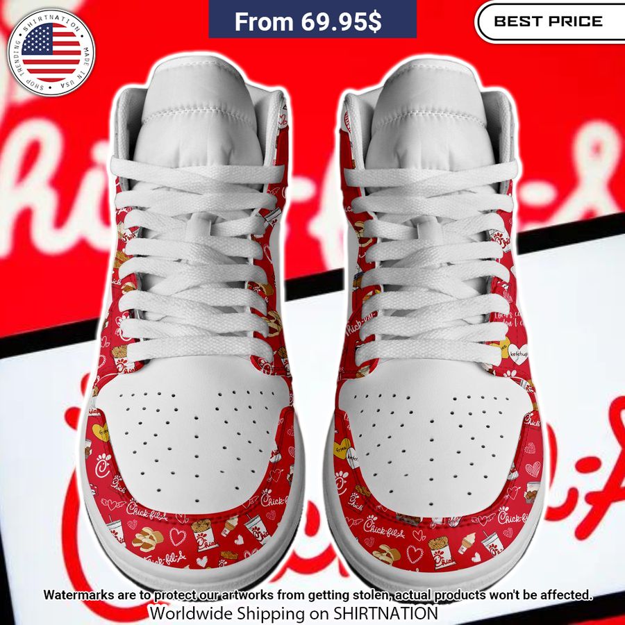 Chick fil A Air Jordan High Top Shoes This is your best picture man