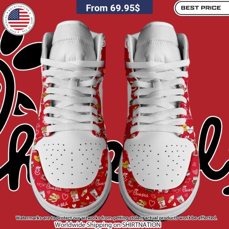 Chick fil A NIKE Air Jordan 1 Eye soothing picture dear