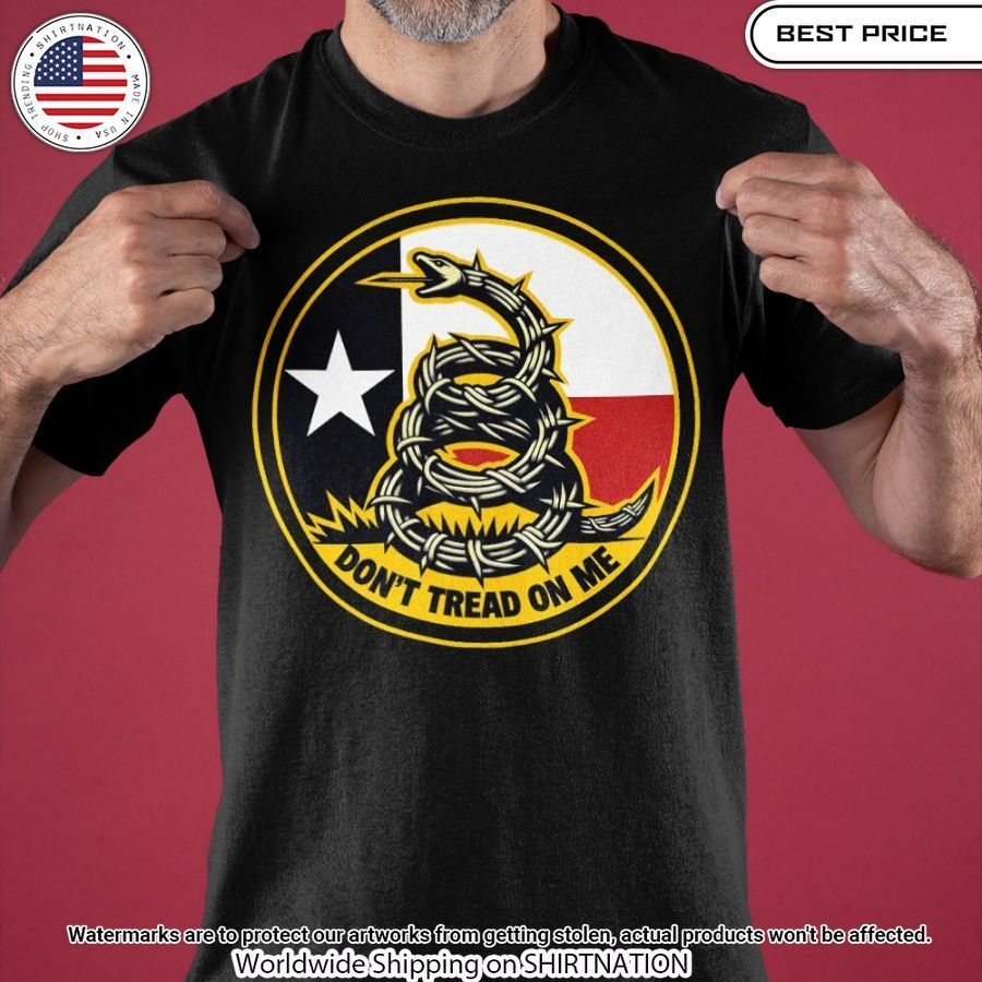 dont tread on me i stand with texas shirt 1