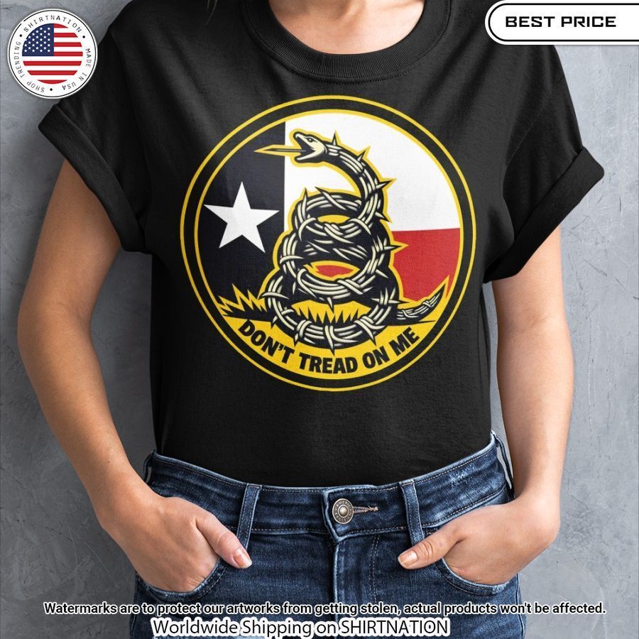 Don't Tread On Me I Stand With Texas Shirt Nice photo dude