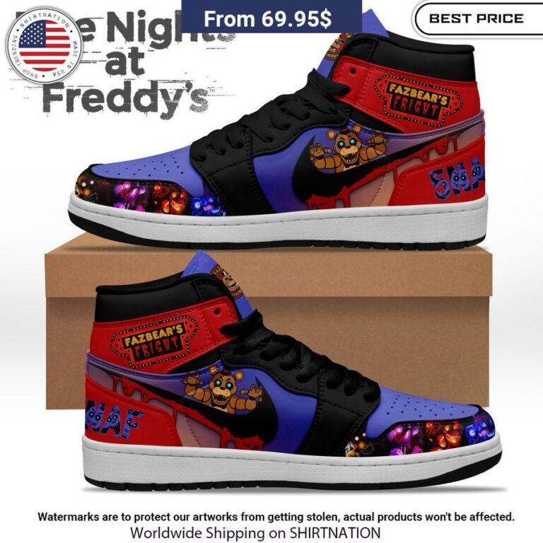 Five Nights at Freddy's Jordan High Top Shoes Elegant and sober Pic