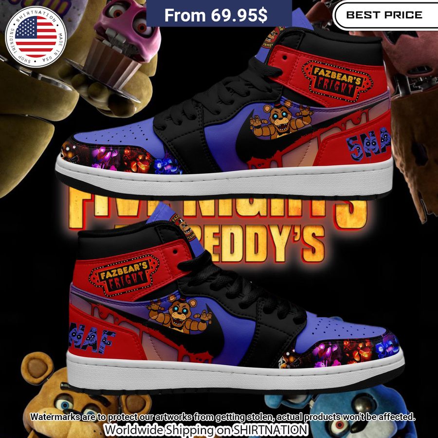 Five Nights at Freddy's NIKE Air Jordan 1 You tried editing this time?