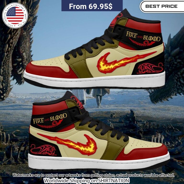 Game of Thrones Fire & Blood NIKE Air Jordan 1 Stunning