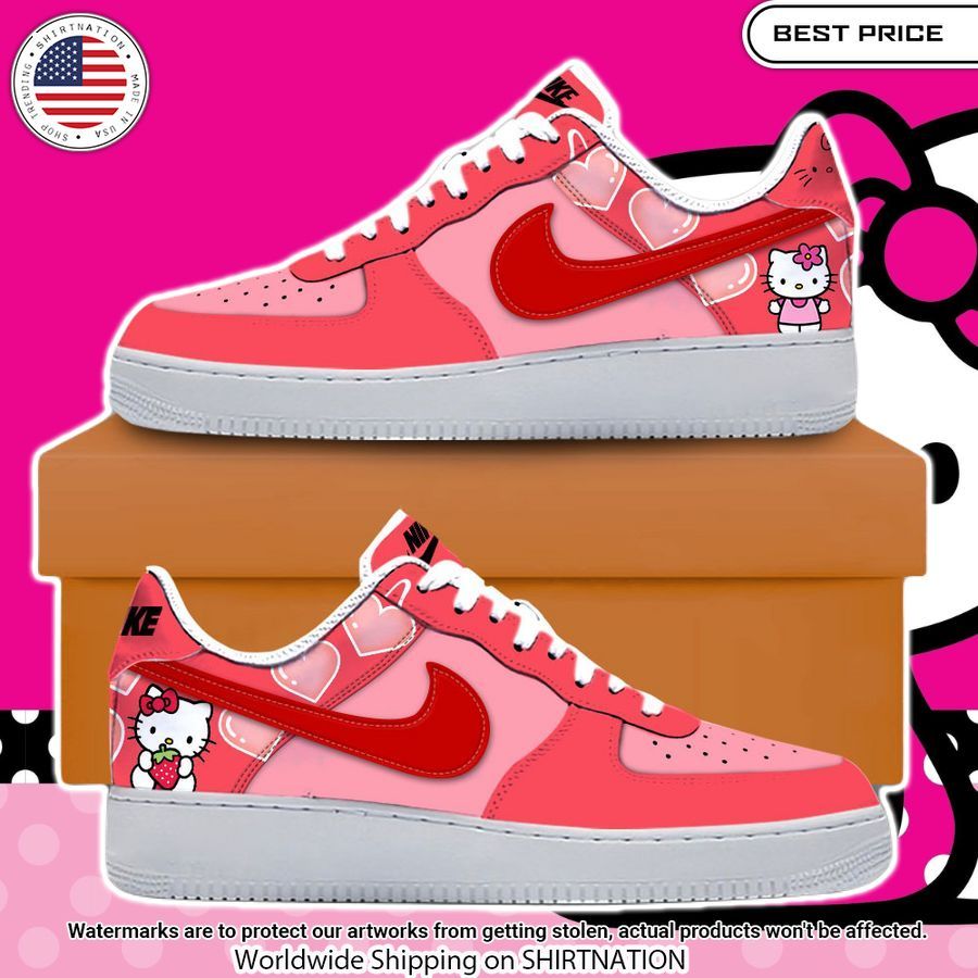 Hello Kitty Nike Air Force Shoes How did you always manage to smile so well?