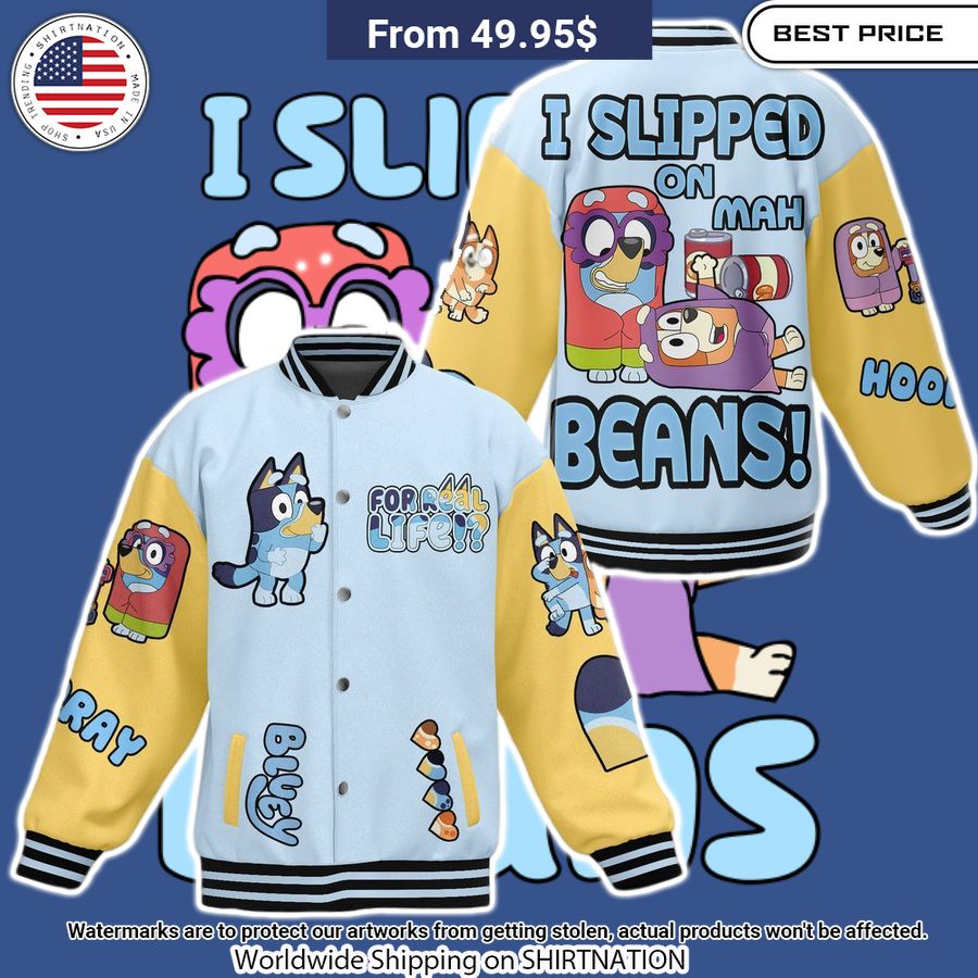 I slipped on mah beans baseball jacket Oh my God you have put on so much!