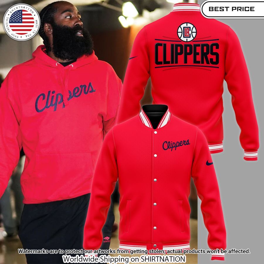 james harden los angeles clippers bomber jacket 1