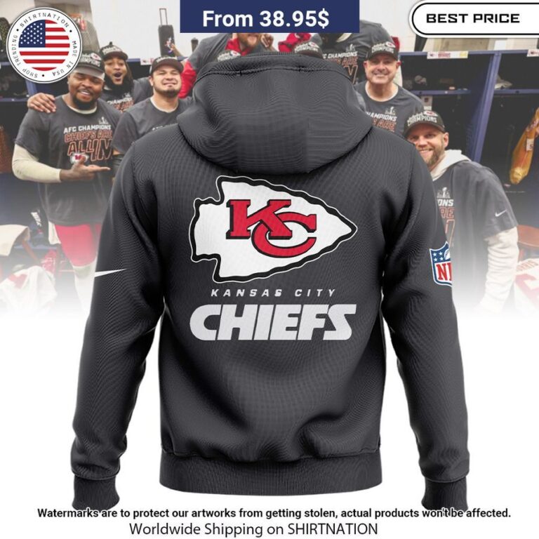 Kansas City Chiefs All In 2023 AFC Champions Hoodie Cool DP