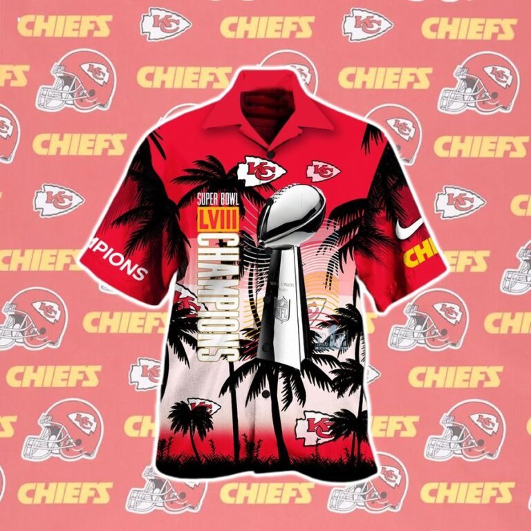 kansas city chiefs super bowl lviii champions hawaiian shirt 2