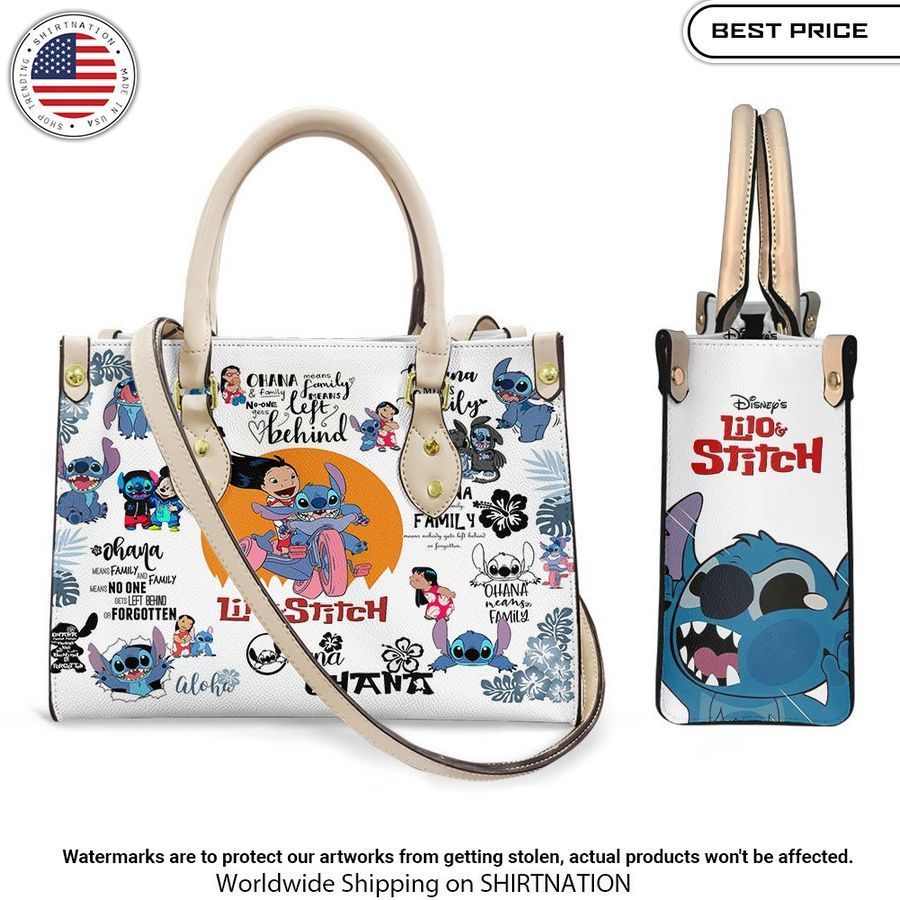 Lilo and Stitch Leather Hand Bag Trending picture dear