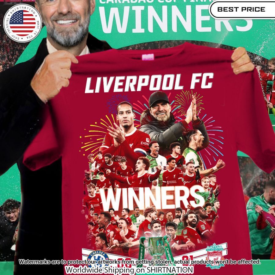 Liverpool Winners Carabao Cup 2024 Jurgen Klopp Shirt Best couple on earth