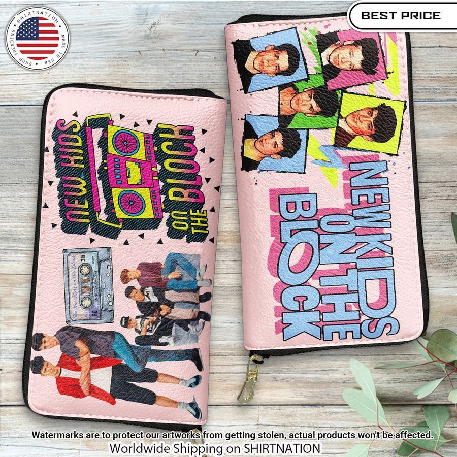 New Kids on the Block Zipper Wallet Wow! What a picture you click