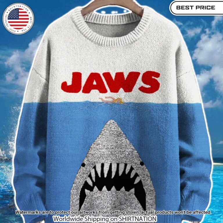 Ocean Killer Shark Jaws Knit Sweater You guys complement each other