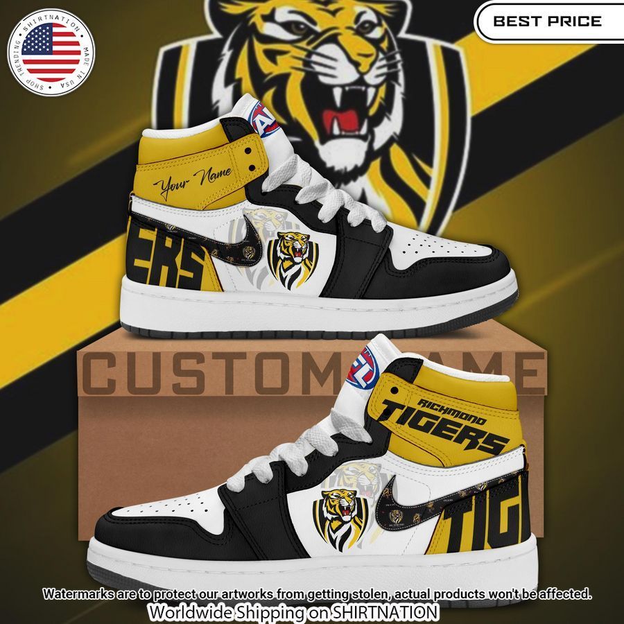 Richmond Tigers Custom Air Jordan 1 This is awesome and unique