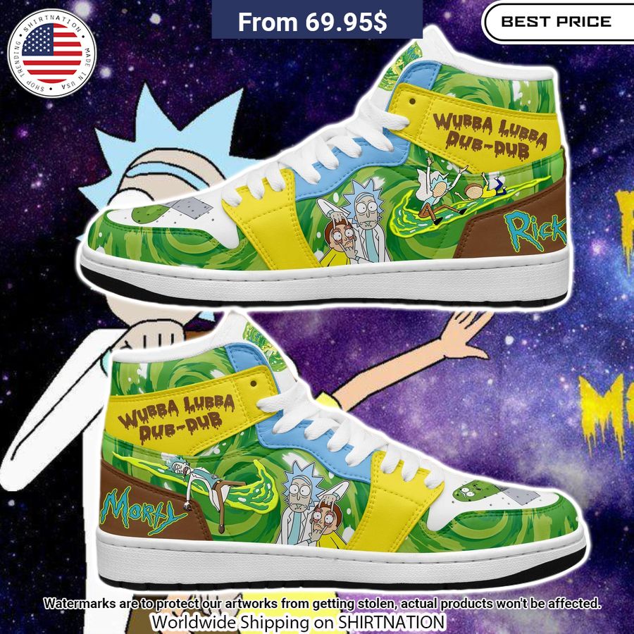 Rick and Morty Wubba Lubba dub dub Air Jordan 1 Have you joined a gymnasium?