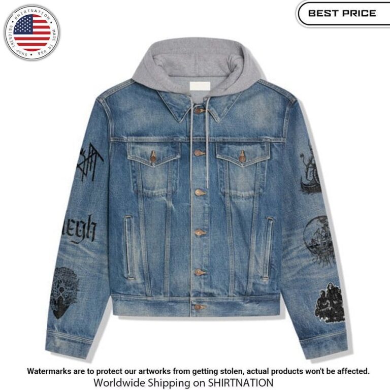 Sleep Token Hooded Denim Jacket Cool DP