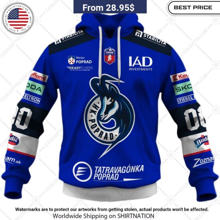 Slovak Extraliga HK Poprad Custom Hoodie You guys complement each other