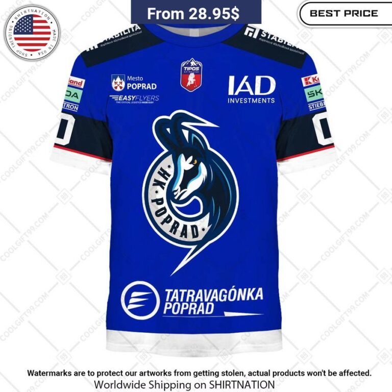 Slovak Extraliga HK Poprad Custom Hoodie Cool look bro