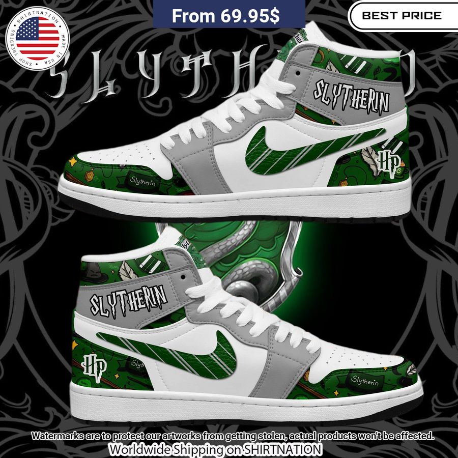 Slytherin NIKE Air Jordan 1 Oh! You make me reminded of college days
