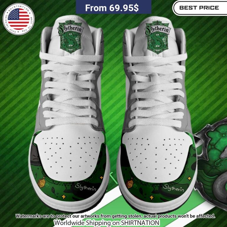 Slytherin NIKE Air Jordan 1 Cuteness overloaded