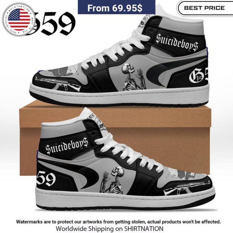 Suicideboys G59 Jordan High Top Shoes Amazing Pic