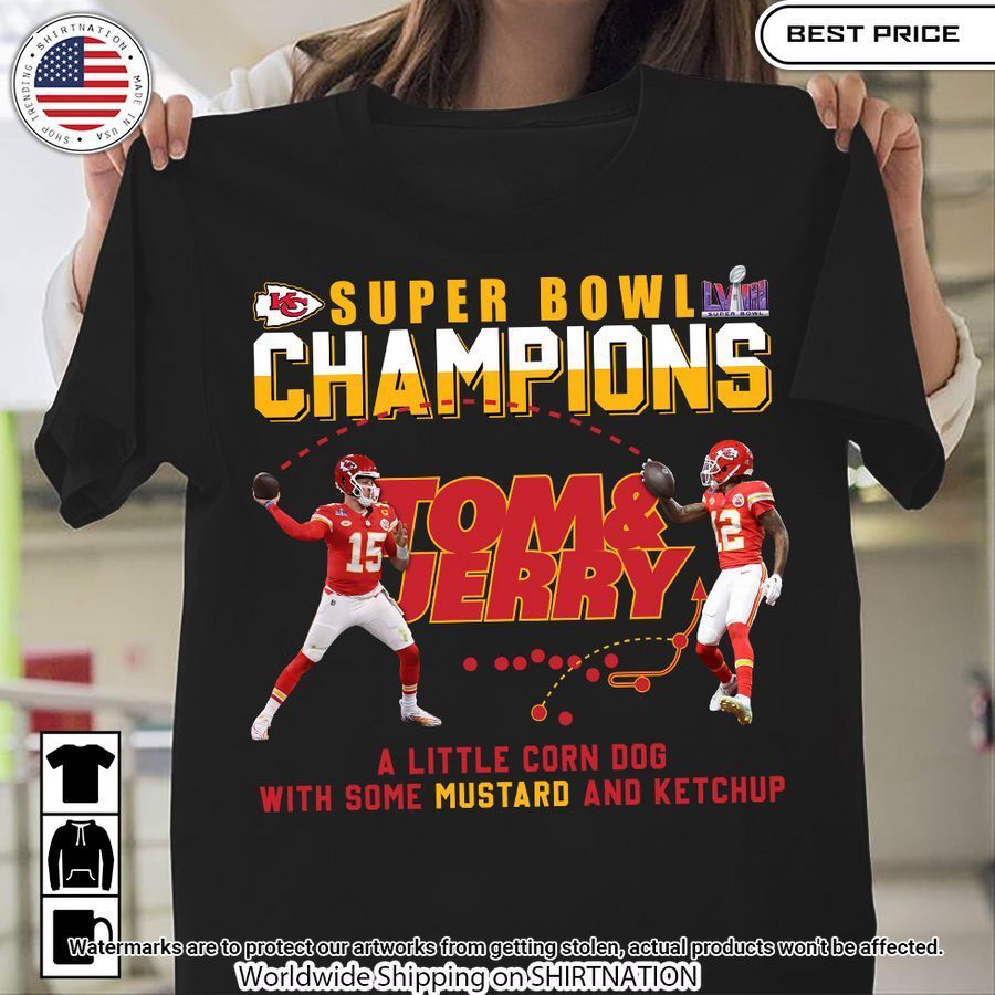 Super Bowl Champions Tom & Jerry Kansas City Chiefs Shirt Speechless