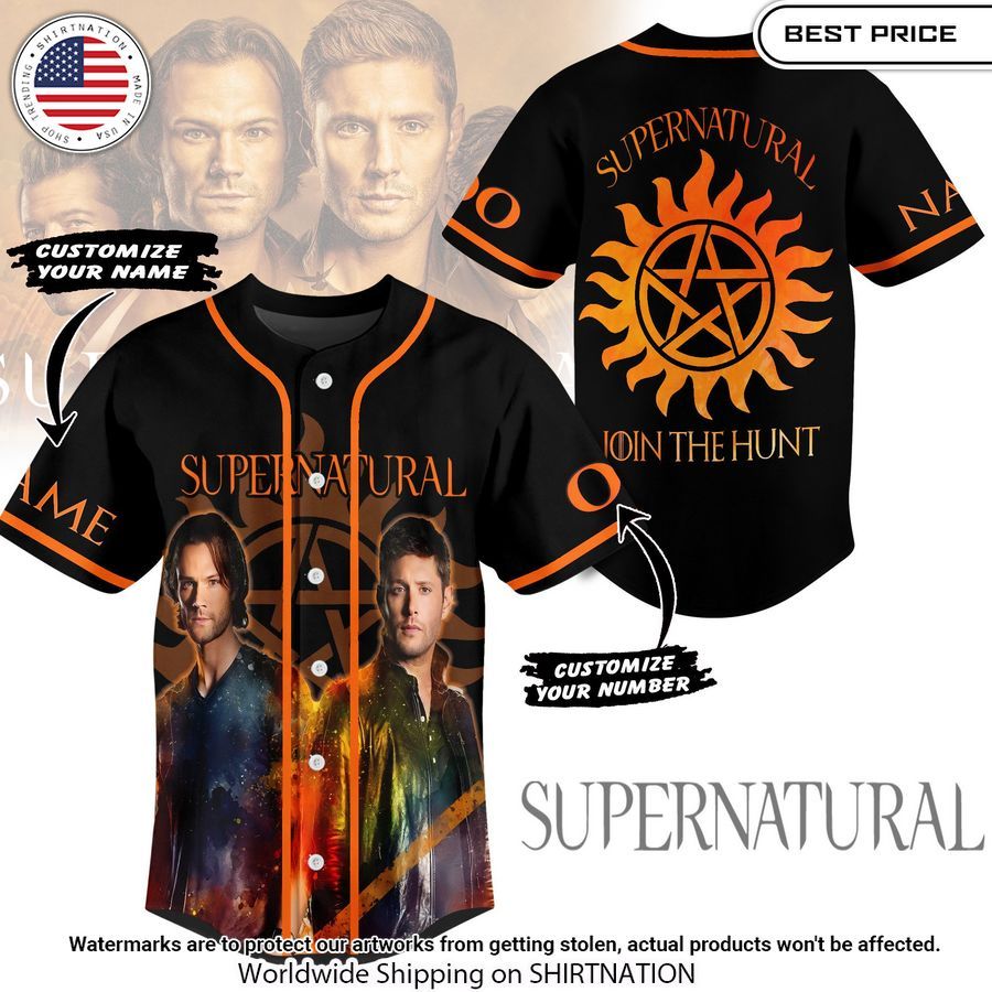 Supernatural Join The Hunt Custom Baseball Jersey It is too funny