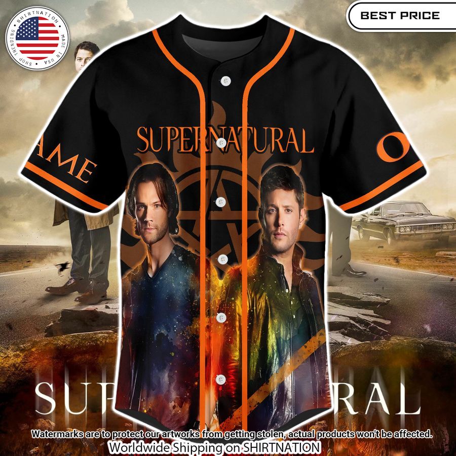 Supernatural Join The Hunt Custom Baseball Jersey Stand easy bro