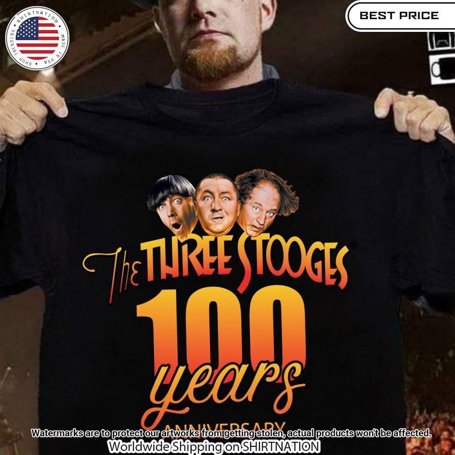 The Three Stooges 100 years Anniversary Shirt Cutting dash