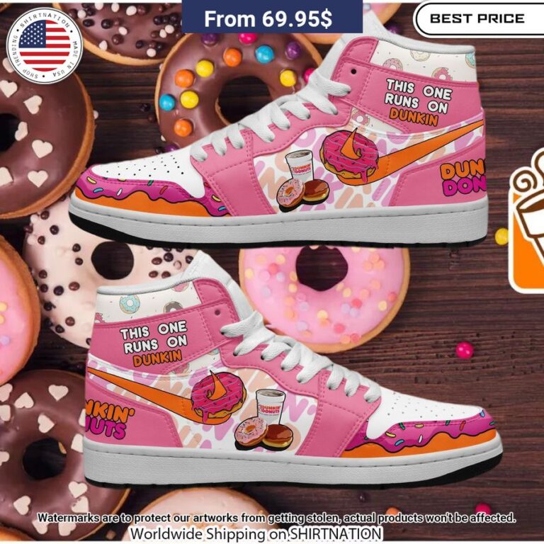 This one run on Dunkin' Donuts NIKE Air Jordan 1 Rocking picture