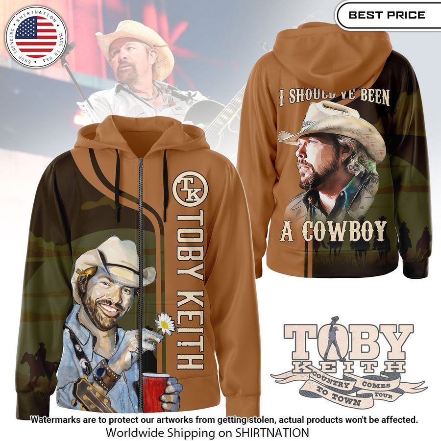 toby keith shouldve been a cowboy hoodie 1