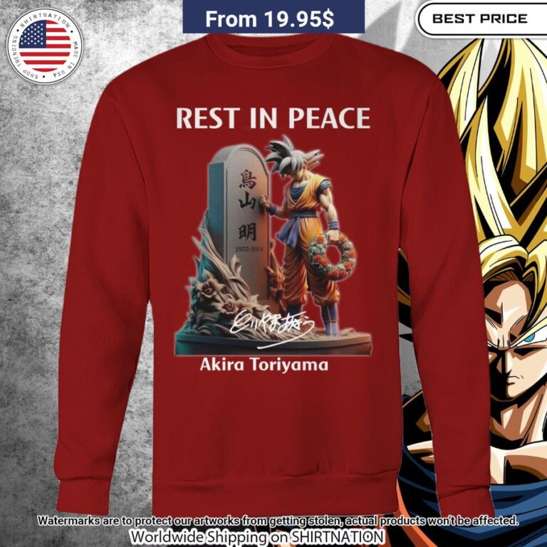 Akira Toriyama Rest In Peace Shirt My friends!