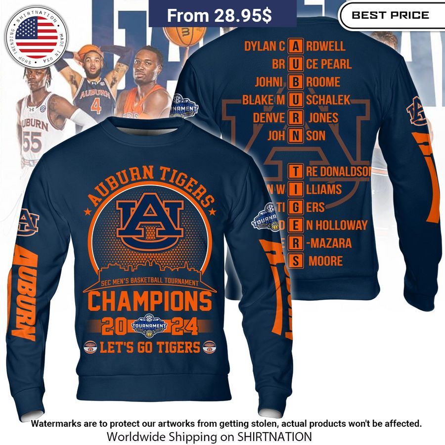 Auburn Tigers Champions T Shirt Mesmerising