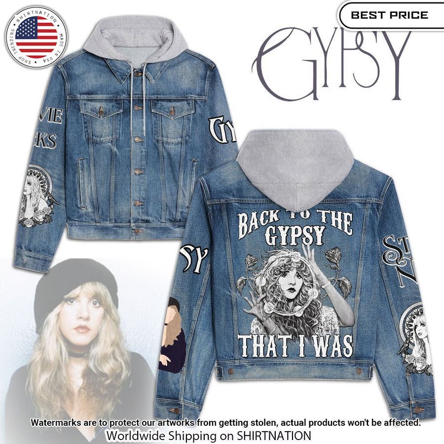 Back To The Gypsy That I Was Hooded Denim Jacket You are always amazing
