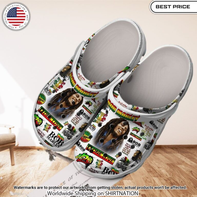 Bob Marley One Love Crocs Shoes You always inspire by your look bro