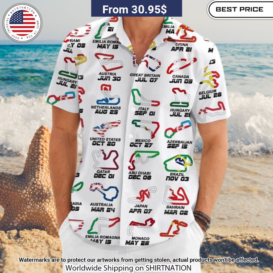 Calendar Formula Race Cars 2024 Hawaiian Shirt Cuteness overloaded