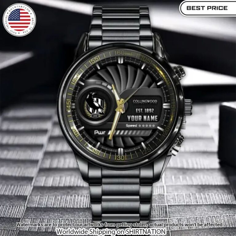 Collingwood Magpies Custom Watch Rocking picture