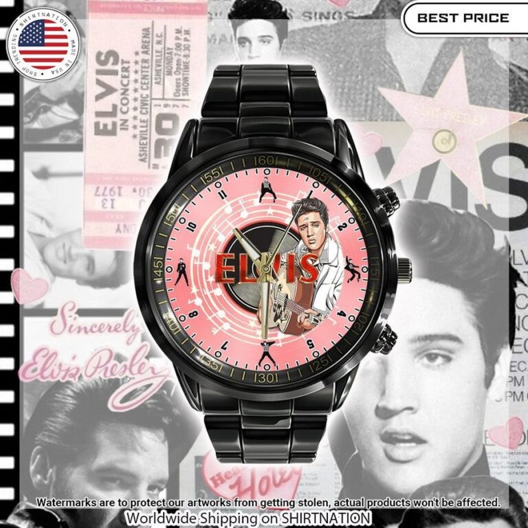 Elvis Presley Stainless Steel Watch Your beauty is irresistible.