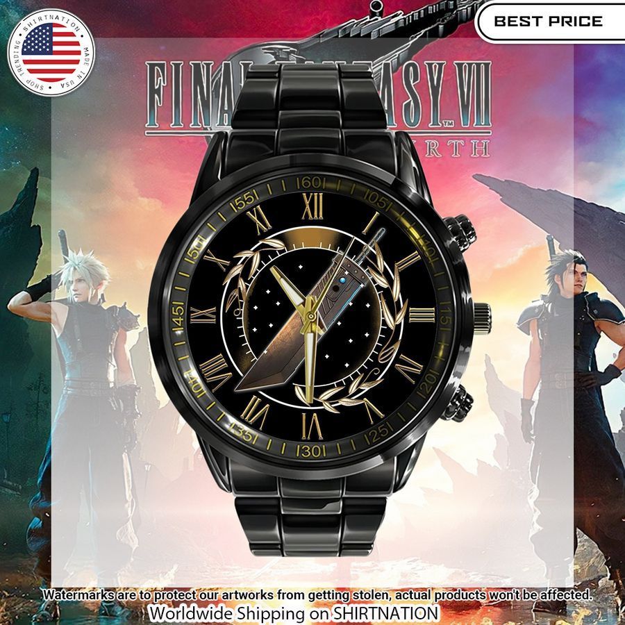 Final Fantasy VII Stainless Steel Watch You always inspire by your look bro